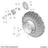 3514993 Polaris Bearingwheel New Oem
