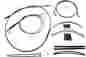 487162 Magnum Designer Handlebar Installation Kits 15 17 Ape Black Pearl