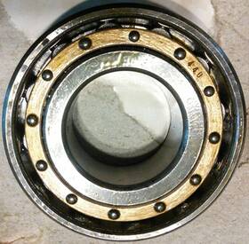 27832 Ajs Original Oe 2 Stormer Nos Crankshaft Main Drive And Timing Side Bronze Cage Roller Bearing