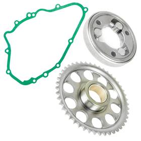 Sc149a2006 Caltric Clutch One Way Sprag Sprocket Gear For Kawasaki Vulcan 500 En500a 1990 - 1996
