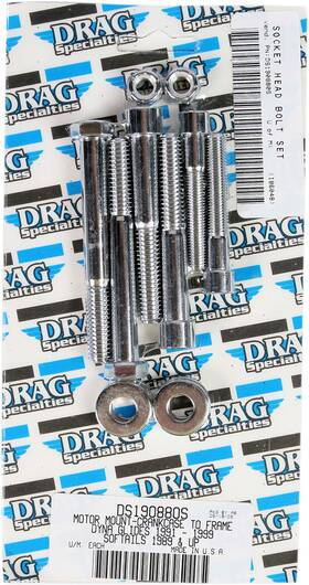 Ds-190880s Drag Specialties Motor Mount Socket Head Bolt Sets Smooth