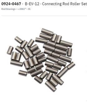 0924-0467 Emc Original Oe 9102a/9152a Rod Rollers Hd Sportster P/n