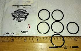 Harley-davidson #24701-54 Set Of 6 Nos Harley-davidson Spring Ring Main Brg. Xl K 1954-1976