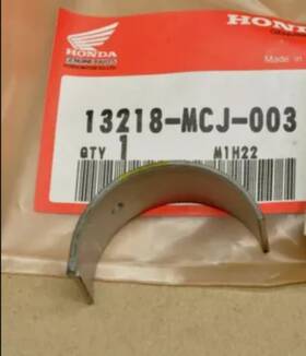 Honda 13218-mcj-003 2000-2003 Cbr900rr 929rr 954rr Connecting Rod Bearing Green Oem