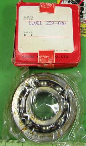 91001-259-020 Honda Cb72 Cb77 Cl72 Cl77 Crankshaft Main Bearing Oem Nos