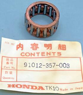 91012-357-003 Honda New Genuine Piston Crankshaft Bearing 2