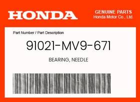 91021-mv9-671 Honda Genuine Bearing Needle - 91021-mv9-671 Honda Genuine Bearing Needle -