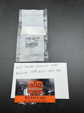 91022-ka4-740 Honda Nos Genuine Oem Bearing Part # New 91022-ka4-740 Honda Nos Genuine Oem Bearing Part # New