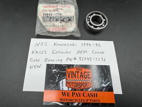 92045-1296 Kawasaki Nos 1994-96 Kx125 Genuine Oem Crank Case Bearing Part # New