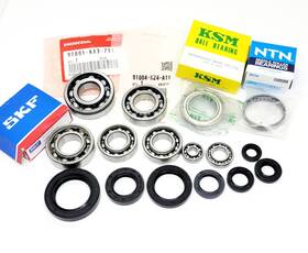27-1258j Koyo Ntn Skf Nsk 6-b-4 Cr125 Engine Transmission Bearings And Seals Kit 87-02 Ksm Cr125r