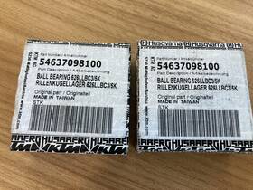 54637098100 Ktm Ball Bearing 626llbc3/5k #54637098100 Set Of 2