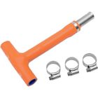 Mbu-ftp-4-or - Moose Radiator Orange Hose Racing Ktm Clamp Mbu-ftp-4- Kit