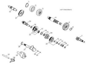 0452349 Polaris Bearing-ball Rzr 200 170