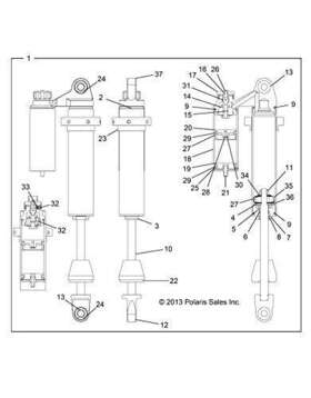 1800391 Polaris Bearing 1 Inch Od 920330 Rzr Ranger 800 Xp