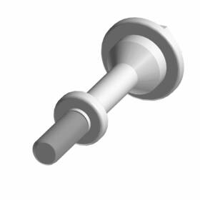 7520079 Polaris Exhaust Stud Spherical Genuine Oem Part Qty 1