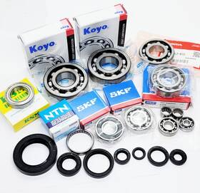 27-9201jbk Pro Moto Supply 4-e-3 Cr250r Crank Shaft And Transmission Bearings Seals Kit 92-01 Koyo Skf Ntn Nsk