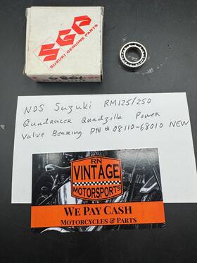 08110-68010 Suzuki Nos Rm125/250 Quadracer Quadzilla Power Valve Bearing Part #