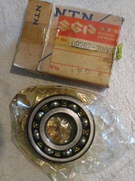09262-20005 Suzuki Tm75/fr80 Crankshaft Bearing Nos
