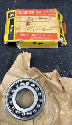 09269-20006 Suzuki Rr 3.81 New Oem Ap50 Left Crankshaft Bearing