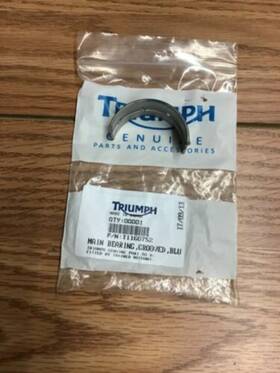 T1160752 Triumph Main Bearing Grooved Blue P/n