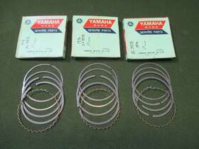 1j7-11610-013 Yamaha Xs750 1977 Triple Piston Rings Set Of 3 Nos Oem 0.25 Over