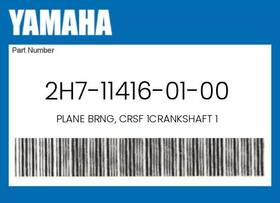 Yamaha 2h7-11416-01-00 Genuine Plane Brng Crsf 1crankshaft 1 -