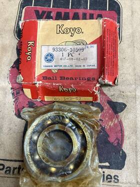93306-30509 Yamaha Vintage Td2 Rd200 Cs5 Cs3 Ds6 Atv &more Nos Oem Bearing #