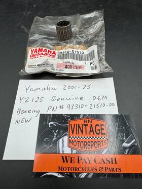 93310-21510-00 Yamaha 2001-25 Yz125 Genuine Oem Bearing New Part #