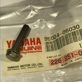 Yamaha 95024-06030 95024-06030-00 Bolt Flange Star Venture Kodiak Big Bear Fzr1000 Oem