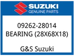 Suzuki Oem Part 09262-28014 Bearing. Rh. Fixed Price $63.00.