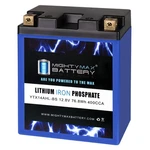 Mighty Max YTX14AHL-BSLIFEPO4 Lithium Battery Replaces Bmw F650GS 01-08. Fixed Price $104.99.
