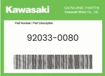 Kawasaki Ring-snap 92033-0080 Oem Genuine Original New. Fixed Price $7.49.