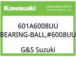 Kawasaki Oem Part 601A6008UU Bearing. Fixed Price $52.35.