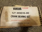 Yamaha Nos XS750 1977-1981 Crank Bearing Kit Missing 2 Parts 1J7-W0015-00-00. Fixed Price $109.99.