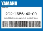 Yamaha Genuine Plane Bearing, Connecting Rod Ur Yellow 2CR-11656-40-00. Fixed Price $14.61.