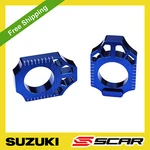Axle Blocks Suzuki Rmz Rmx 125 RM-Z250 RM-Z450 Blue Scar. Fixed Price $43.64.