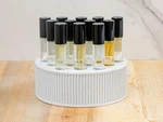 Round Scentsplit Perfume Decant Organizer Fragrance Display Stand. Fixed Price $37.99.