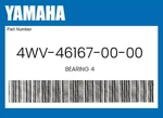 Yamaha Genuine Bearing 4WV-46167-00-00. Fixed Price $35.42.