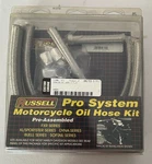 Custom Chrome Russell Pro System Street Flex Pre Cut Oil Lines 13-300. Fixed Price $85.50.