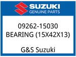 Suzuki Oem Part 09262-15030 Bearing, Rh. Fixed Price $27.98.