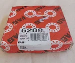 Fag Deep Groove Ball Bearing, Open Type, No Seals 45X85X19MM 6209-C-C3. Fixed Price $17.80.