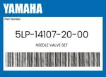 Yamaha Genuine Needle Valve Set 5LP-14107-20-00. Fixed Price $43.16.