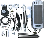 Ultracool Frame Mounted Oil Cooler Kit Chrome Motorcycle Street Bike SMSP-2C. Fixed Price $530.99.