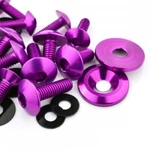 Honda VFR800 VTEC-RC46 02-13 Aluminium Fairing Bolt Kit Violet. Fixed Price $96.28.