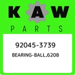 92045-3739 Kawasaki BEARING-BALL,6208 920453739, New Genuine Oem Part. Fixed Price $63.31.