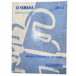 Yamaha YZ450FD Owner's Service Manual, LIT-11626-26-29, 1ST Edition, April 2012. Fixed Price $24.99.