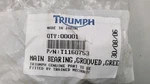 Triumph Main Bearing Shell Green Grooved T1160753. Fixed Price $6.72.