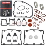 Rocker Box Tappet Cover Exhaust Gasket Ring Seal Kit Set For Harley Twin Cam. Fixed Price $26.89.