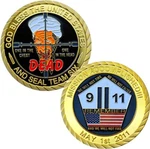 Osama Bin Laden Dead Gold Coin 9/11 Navy Seals New York City Trump Usa Wtc Retro. Fixed Price $13.45.