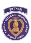 Vietnam Combat Veteran -military Merit With Tab Rolling Thunder Macv. Fixed Price $14.25.